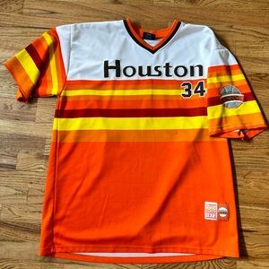 Nolan Ryan authentic old school Houston Astros jersey.
